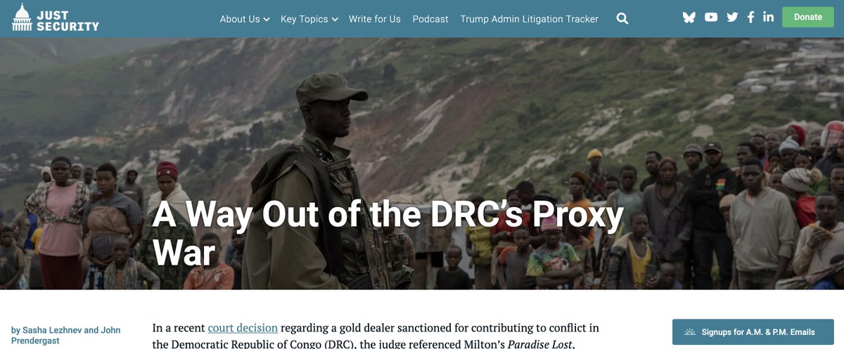 SashaLezh's tweet image. DRC: Gold is a chief source of revenue for armed groups in eastern DRC. M23 has taken over gold mines &amp;amp; Rwanda set up a refinery &amp;amp; exported $1.5 billion in gold in 2024 despite having no major gold mines. That refinery was sanctioned by the EU for "exploiting the armed conflict."