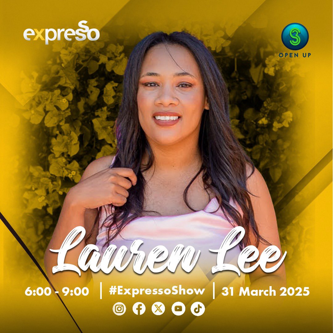 expressoshow's tweet photo. Lauren Lee is offering up her vocals to send us into a new week 🎤 #ExpressoShow https://t.co/aWLSrpalAc