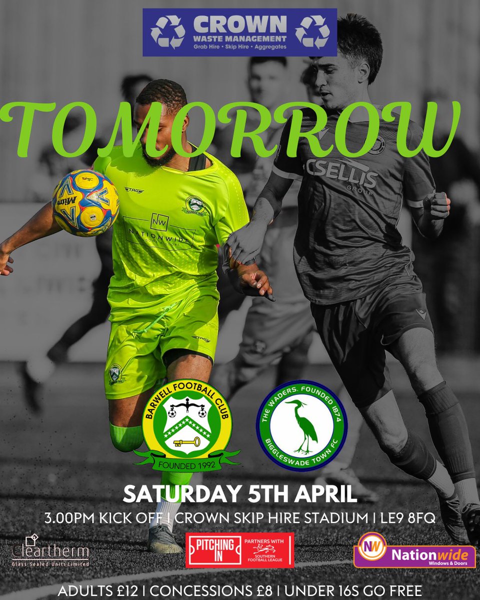 24 hours to go!!

BIGGEST GAME OF THE SEASON!

We welcome <a href="/Biggleswade1874/">Biggleswade Town FC</a> to the Crown Skip Hire Stadium tomorrow as we look for 3 points in our fight for survival.

📸 <a href="/69_simo/">Chris Simpson</a> 

<a href="/NonLeagueCrowd/">Non League Crowds</a> <a href="/NonLeaguePaper/">The Non-League Paper</a>
