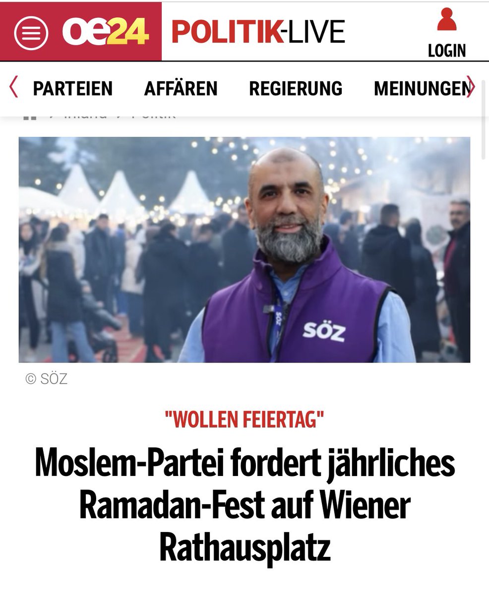 Diese Forderung entspricht der jahrelangen Politik von SPÖ-Bürgermeister Ludwig. Das hat er auch mit seiner Einladung zum Fastenbrechen im Wiener Rathaus gezeigt, wo auf riesigen Screens radikal islamische Sätze wie ‚Es gibt keinen Gott außer Allah‘ skandiert wurden. Meine