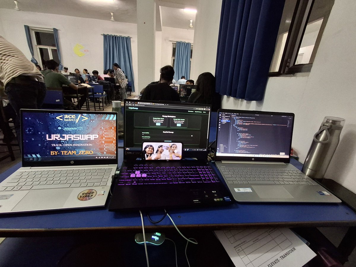 singh_divy7036's tweet image. Gear up for @AceHack_uemj Rajasthan’s biggest hackathon! 🚀💡  

Innovating, coding, and building solutions that matter. Ready to collaborate, create, and make an impact! 💻⚡  

Let’s redefine the future, one hack at a time! 🔥 #AceHack4 #TechForImpact #HackTheFuture #AceHack