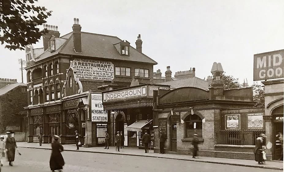 West Kensington Station, pre Talgarth Road, pre Nashville Rooms, the pub is now The Famous Three Kings, what was it famous for?