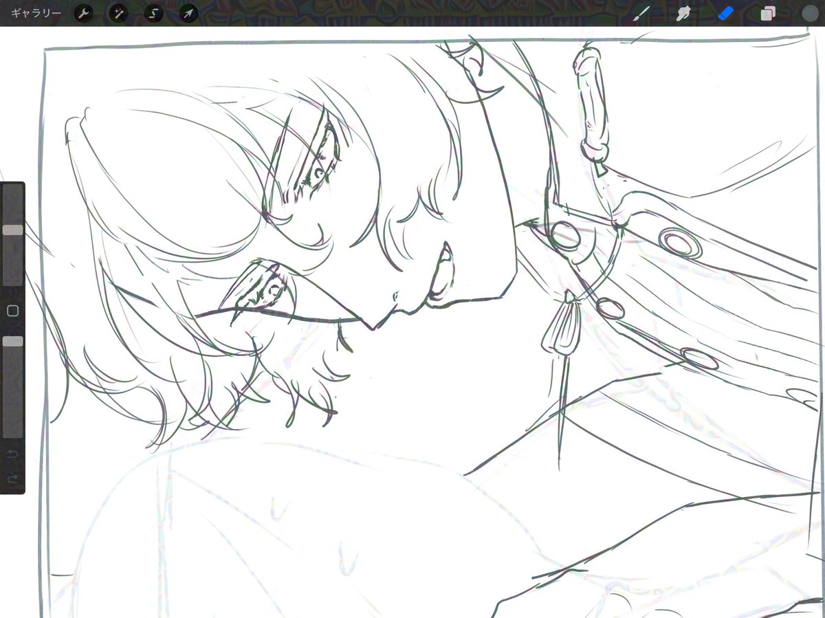 私思ってたより顔メロく描ける才能あるな 