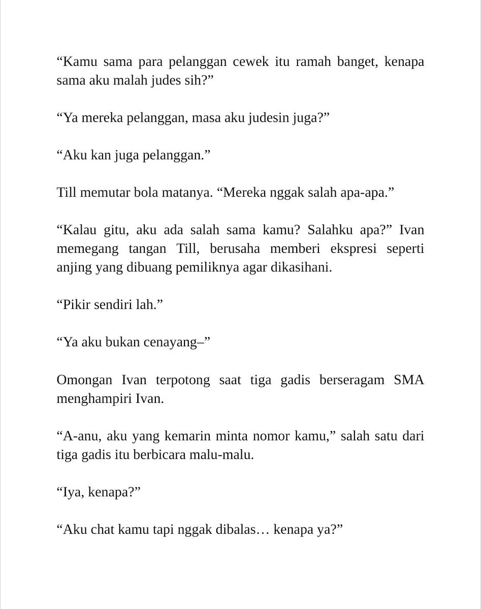haaniverse's tweet photo. #Ivantill onebite AU 🌟

Highschool AU, till as part timer di kafe gang sebelah rumah bareng sua, hts lama tapi ga jadian-jadian (tapi berani ciuman) 😨 https://t.co/c7ixYnfmav