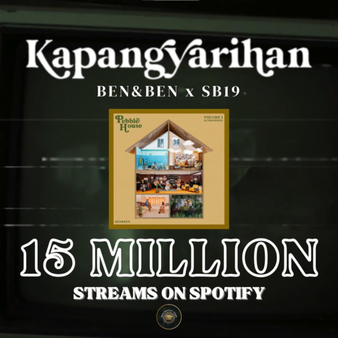 Isang pagpapaalala tungkol sa tunay na kapangyarihan.  Ang KAPANGYARIHAN ng Ben&amp;Ben at SB19 ay may 15 MILYONG Spotify streams na. 
Salamat sa mga patuloy na naniniwala sa awit ng katotohanan. 🎶🔥
open.spotify.com/track/6FFtbC1K…

<a href="/SB19Official/">SB19 Official</a> #SB19 
#KAPANGYARIHAN_15MilllionSpotified