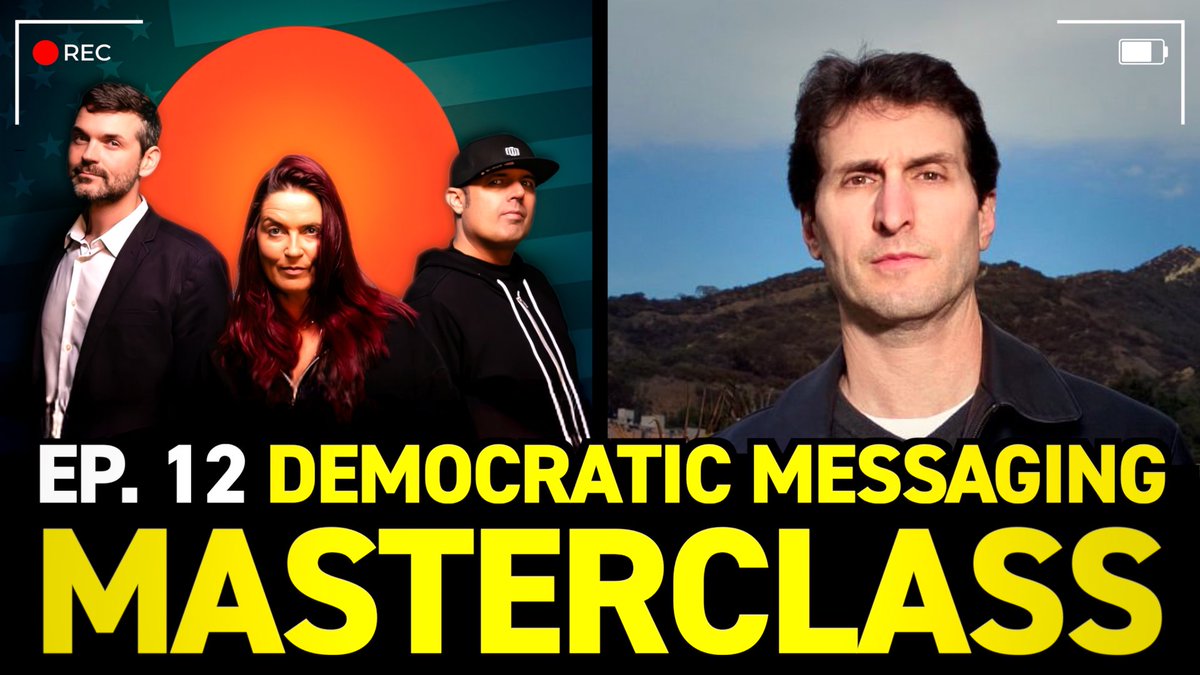 ⚠️WARNING: Today’s episode is NOT what Democrats want to hear.

If you want happy talk this is NOT for you. 

If you want to start WINNING elections—press play below. Seriously. 

Watch now: youtu.be/7u8HvPcTOiA?si…