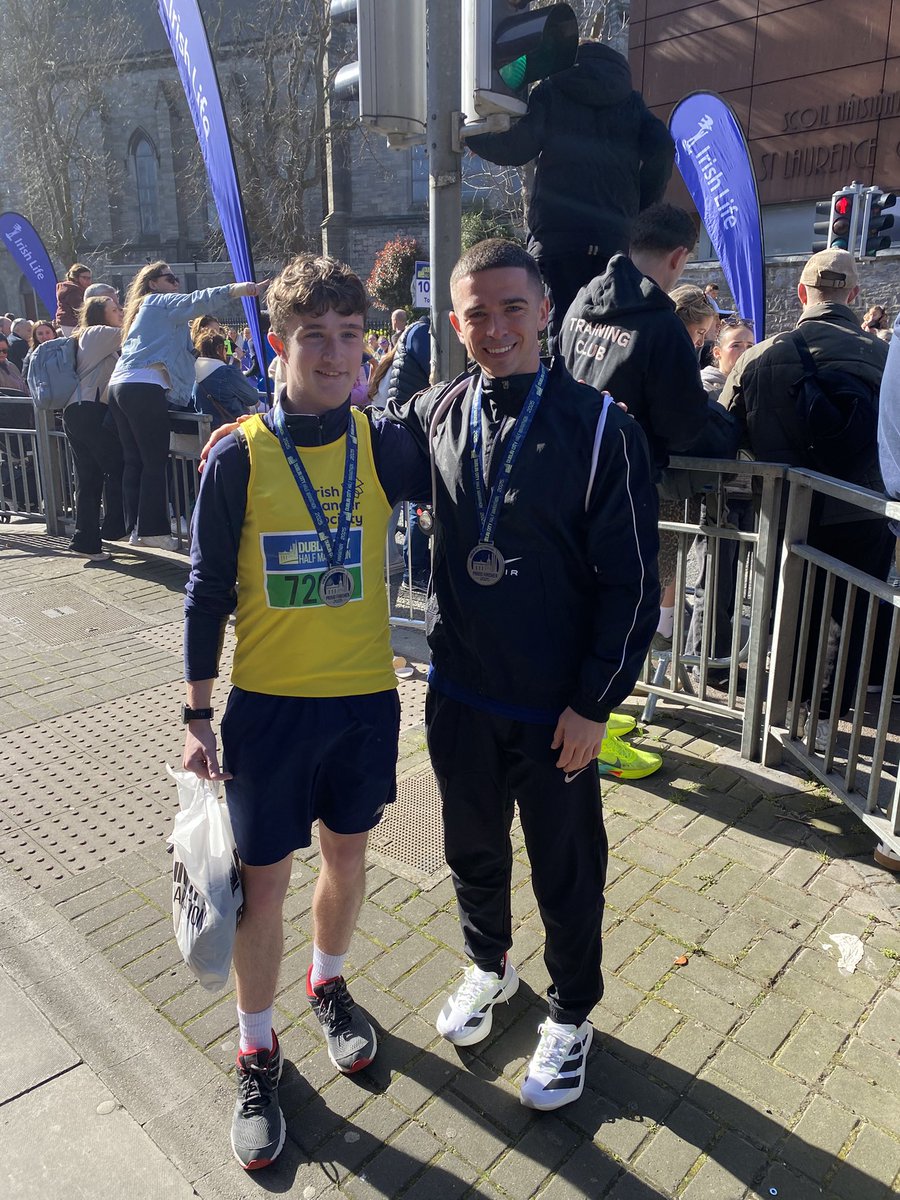 SamRalph26's tweet image. Dublin City Half Marathon 2025🏃‍♂️✅
Thanks to everyone who donated to my fundraiser for the Irish Cancer Society, €650 raised for a great cause🎗️
Great atmosphere running in the inaugural Dublin City Half Marathon
#DublinCityHalfMarathon #IrishCancerSociety