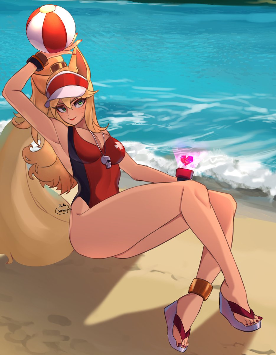charms_fox's tweet photo. Pool Party Ahri🌊☀️

#Ahri #PoolParty #2XKO  #LeagueOfLegends https://t.co/9ULcTbVYzi