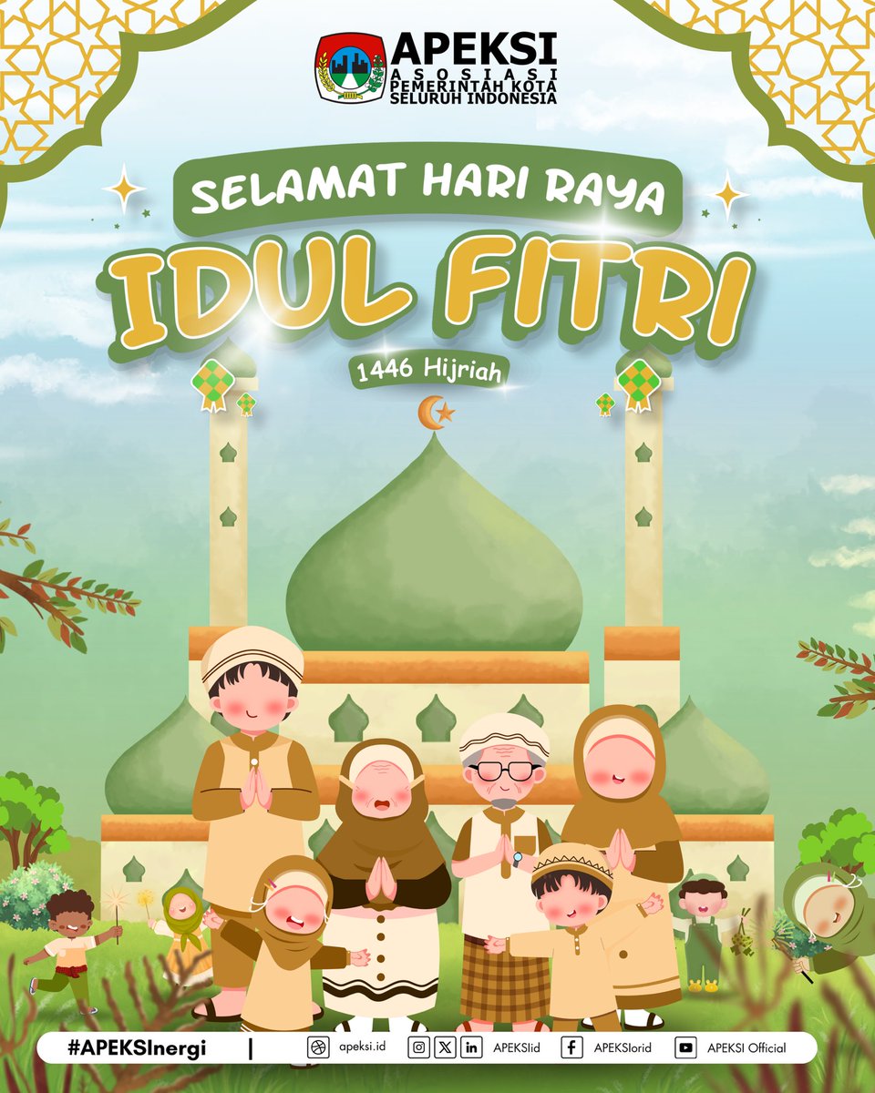Di hari kemenangan ini, mari kita saling memaafkan dan mempererat tali silaturahmi. Selamat Idul Fitri 1446 H! 🌙

#APEKSInergi