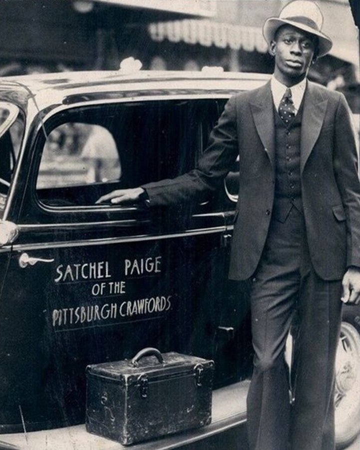 Jimfrombaseball's tweet photo. "Bob Feller seldom had an especially generous word to say about people who might have been considered as good as him. The kinds of things that Feller told me in an interview that I expected to last 10 minutes and went on for two hours;  the things that he told me, made me think that if Bob Feller thinks Satchel Paige might have been the greatest pitcher ever, who am I to disagree with him?"
Bob Feller biographer Larry Tye