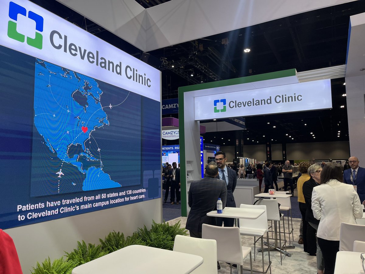 Samir Kapadia (@tavrkapadia) on Twitter photo <a href="/ClevelandClinic/">Cleveland Clinic</a> had a great first day at #ACC25 - thanks to everyone who connected with us!
Today we’ll have new staff, featured <a href="/CCFcards/">CCF Cardiology Fellows</a> presentations & a recruitment session from 9:30-11:30am.
Hope to see you soon at booth # 10055! <a href="/ClevelandClinic/">Cleveland Clinic</a> had a great first day at #ACC25 - thanks to everyone who connected with us!
Today we’ll have new staff, featured <a href="/CCFcards/">CCF Cardiology Fellows</a> presentations & a recruitment session from 9:30-11:30am.
Hope to see you soon at booth # 10055!