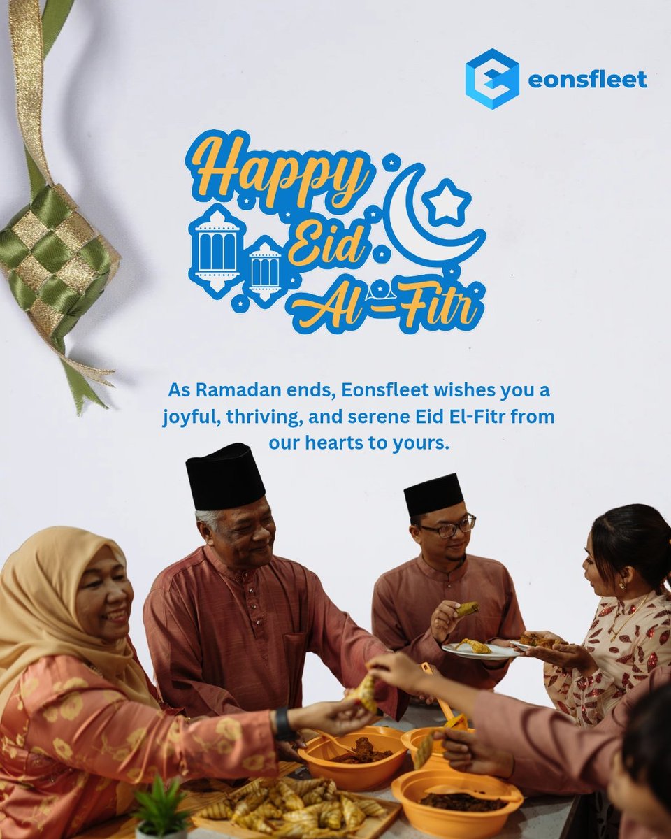 As the holy month of Ramadan ends, we extend our heartfelt wishes for a joyful, thriving, and serene Eid El-Fitr. 

May this special time bring you peace, prosperity, and moments of connection with those who matter most.

#EidElFitr #Ramadan #Eonsfleet #CelebratingTogether