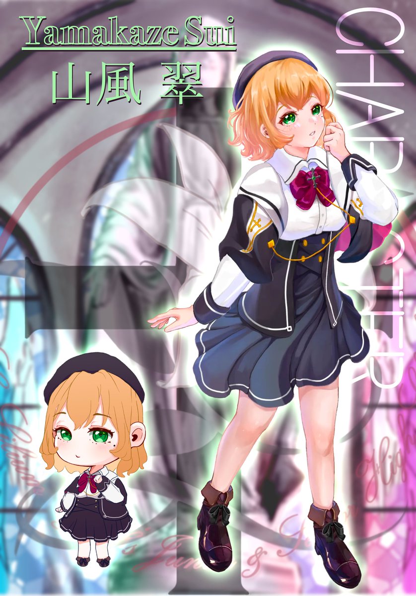 stainedglass98's tweet photo. 【キャラクター紹介】

山風 翠

聖リリウム学園に通う高校二年生。 綺麗なブロンドの髪と緑色の瞳が特徴の女の子。
 入学式の時に蒼に助けられてから、蒼のことを頼っている。 蒼に全幅の信頼を寄せており、蒼がいない世界は考えられないと思っている。

「ずっと一緒だよ。蒼」

#ノベルゲーム https://t.co/NCdfQtyvYg