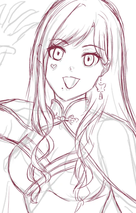 探偵さんの下塗りまで終わり怪盗さんのターンに入りましたwip 