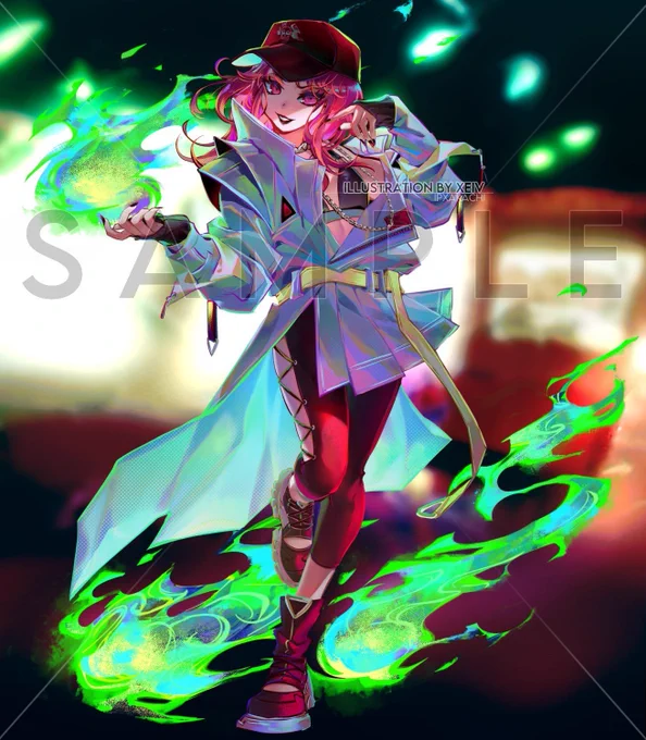 Hihi if you're interested in vibrant sometimes grungy art with a touch of flexibility in styles