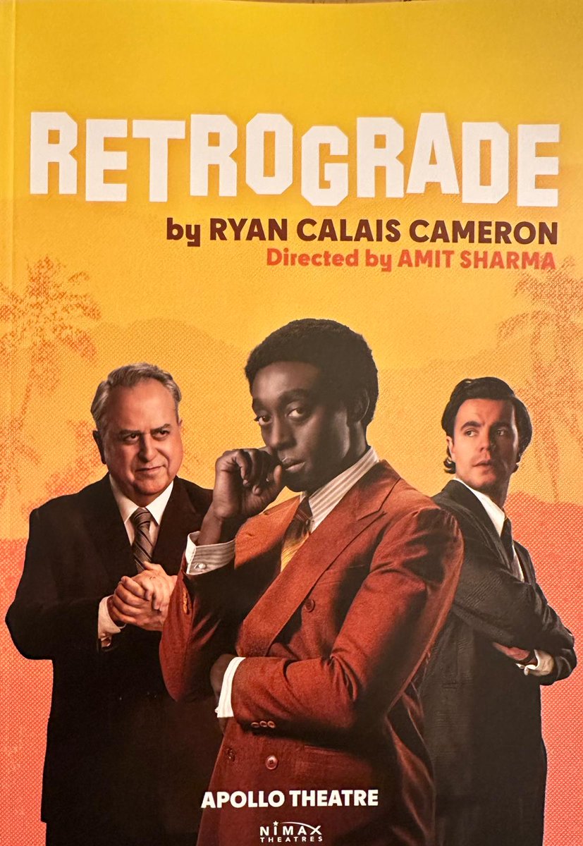I was honoured along with my wife to join Minister of Foreign Affairs, Fred Mitchell at the Apollo Theatre in London to see the show Retrograde, about the decision taken by Sidney Poitier not to denounce Paul Robeson in order  for him to get a job on TV.  It was remarkable.