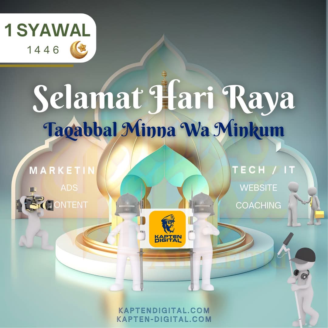 kapten_digital's tweet photo. Raya Ni Jangan Sampai Kena Algorithm Update! 😉

Raya ni mesti ramai yg post gambar OOTD, makanan &amp; sanak saudara kan? Kami faham nak content meletop! Tapi ingat, jgn sampai lupa diri. Jaga adab, jaga aurat, jaga lidah. Kang tak pasal-pasal kena shadowban dgn Allah, lagi haru! 😅 https://t.co/HZ8LHJr2u9