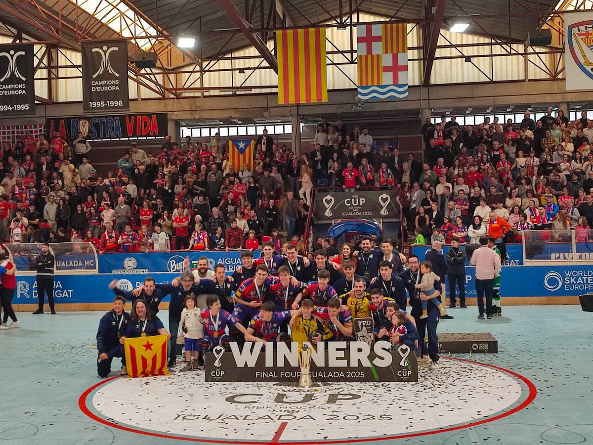 moixiganguers's tweet photo. Sí, sí, sí senyor, l'Igualada és el millor. Un any més heu fet història.

🙌🏼 Enhorabona campions, @IgualadaHC!

Us esperem a Les Cotxeres per celebrar-ho com cal. 😉 https://t.co/MxvVZGrDoj