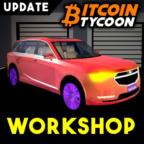 lenekgamedev's tweet photo. The WORKSHOP UPDATE has arrived to Bitcoin Tycoon! 🏎️🎨

Check it out ➤ https://t.co/ddoPTRnUbC 

#roblox #robloxdev #robloxgame #robloxgames #robloxgfx #robloxart #robloxarts #robloxedit #robloxedits #robloxupdate #robloxian #robloxnews https://t.co/rG7917eUbb