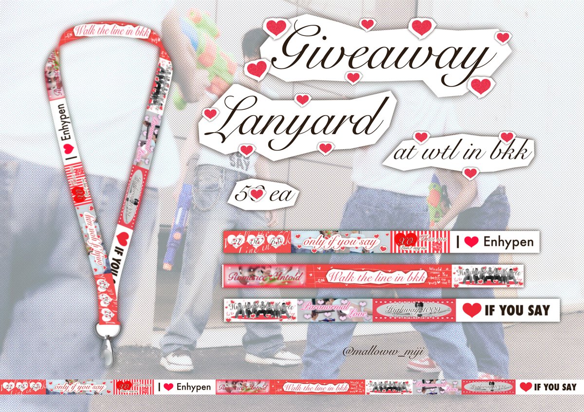 kindly, rt🎀

𓊆ྀི  𝓖iveaway “ Walk the line in bkk ! “𓊇ྀི

౨ৎ Lanyard 50 ea

date — 21 june 2025
location — rajamangala national stadium 

#WALKTHELINE_IN_BANGKOK 
#EN_WORLDTOUR_WALKTHELINE