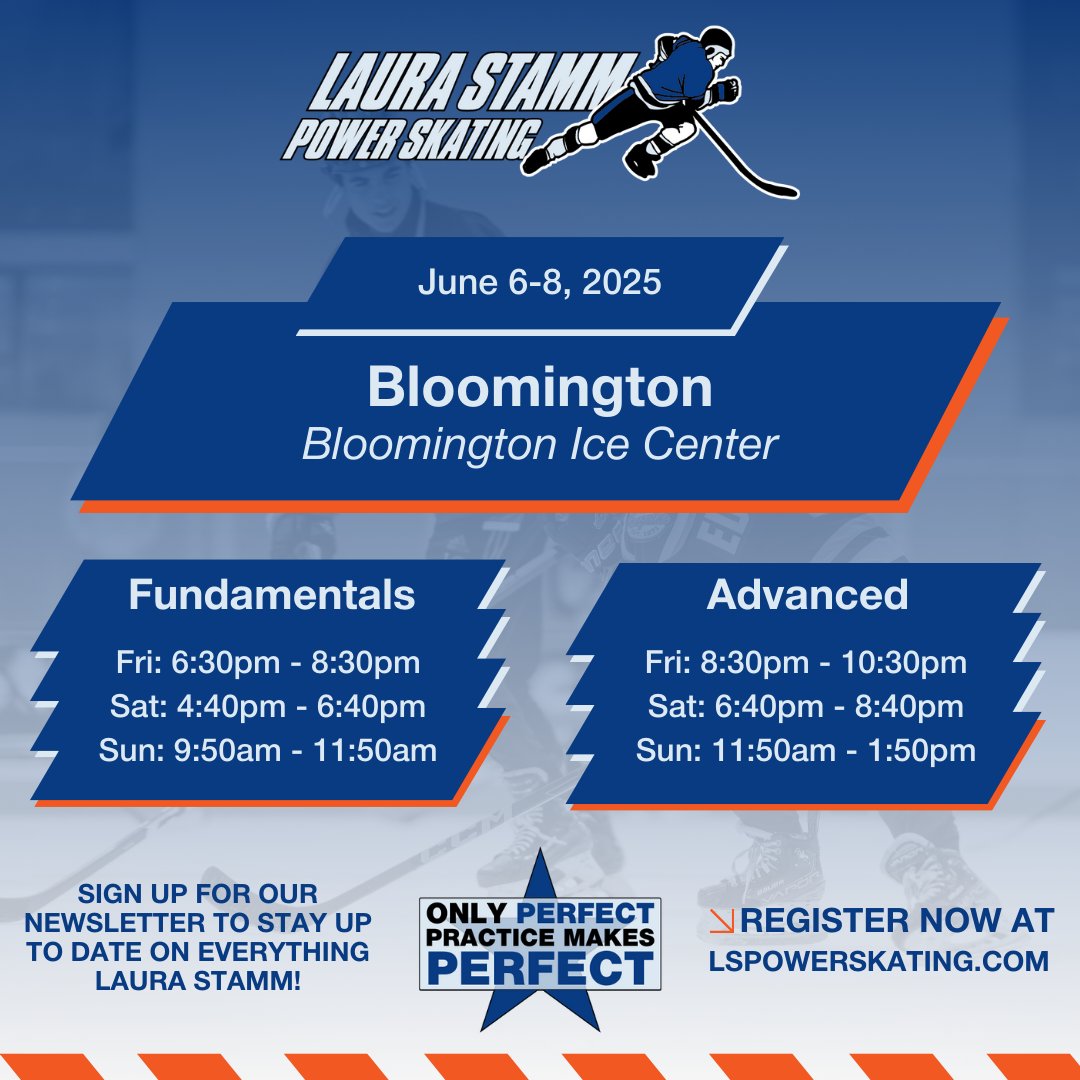 LauraStammUS's tweet photo. Maximize your potential with expert power skating instruction. Our training helps players of all levels build speed and efficiency. Register today at https://t.co/oPar80enzx https://t.co/hyvbeiI9Iw