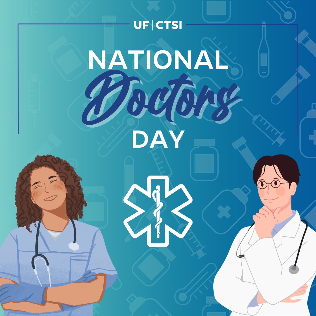 🩺Happy #NationalDoctorsDay 👩‍⚕️! Today we express our thanks to Doctors everywhere who make the world a healthier and happier place. 🩺💙 #DoctorsDay #UFCTSI
