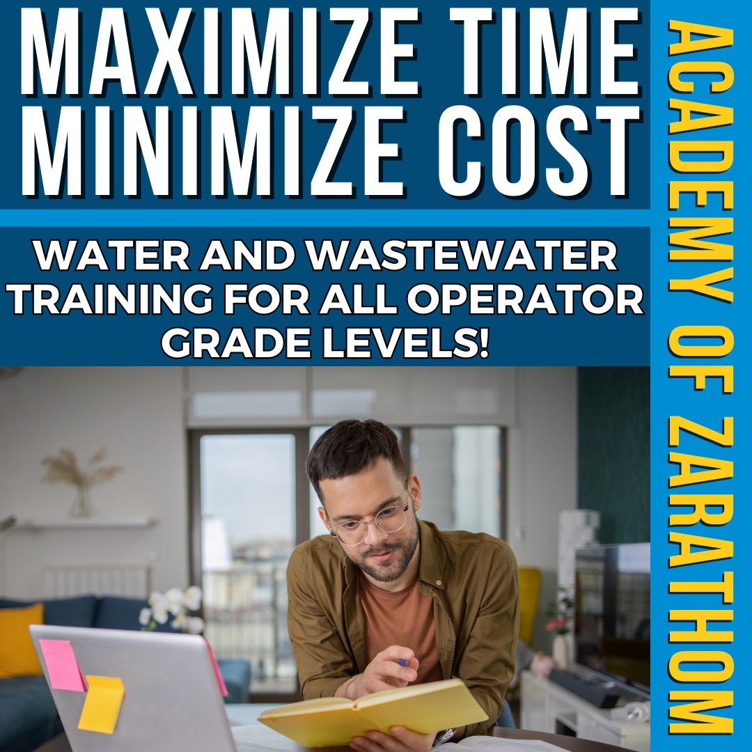 Zarathom_Online's tweet image. 💧 Earn contact hours at l8r.it/4U0j 

#WastewaterTraining #WaterIndustry #OperatorCertification #EarnContactHours #WaterProfessionals #WastewaterOperators #AffordableLearning #AcademyOfZarathom #OnlineTraining #UtilityWorkers #ZarathomCertified #WastewaterManagement
