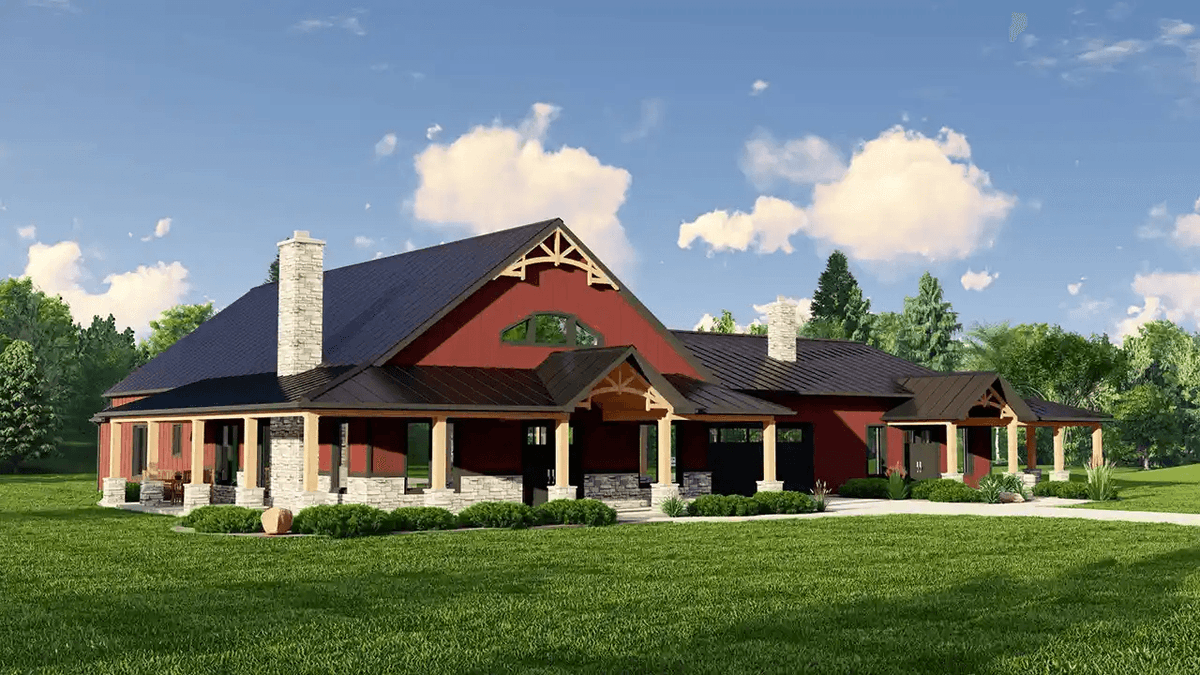 MonsterHP's tweet photo. ✨Need more living space? Check out our stunning 5 Bedroom, 4 Bath Barndominium House Plan 104-313! 

With an open layout, modern amenities, and a cozy charm, this home combines rustic elegance with comfort.

Browse our house plans today! https://t.co/qlSbN9EVAx

#Barndominium https://t.co/eSB86C2iSu