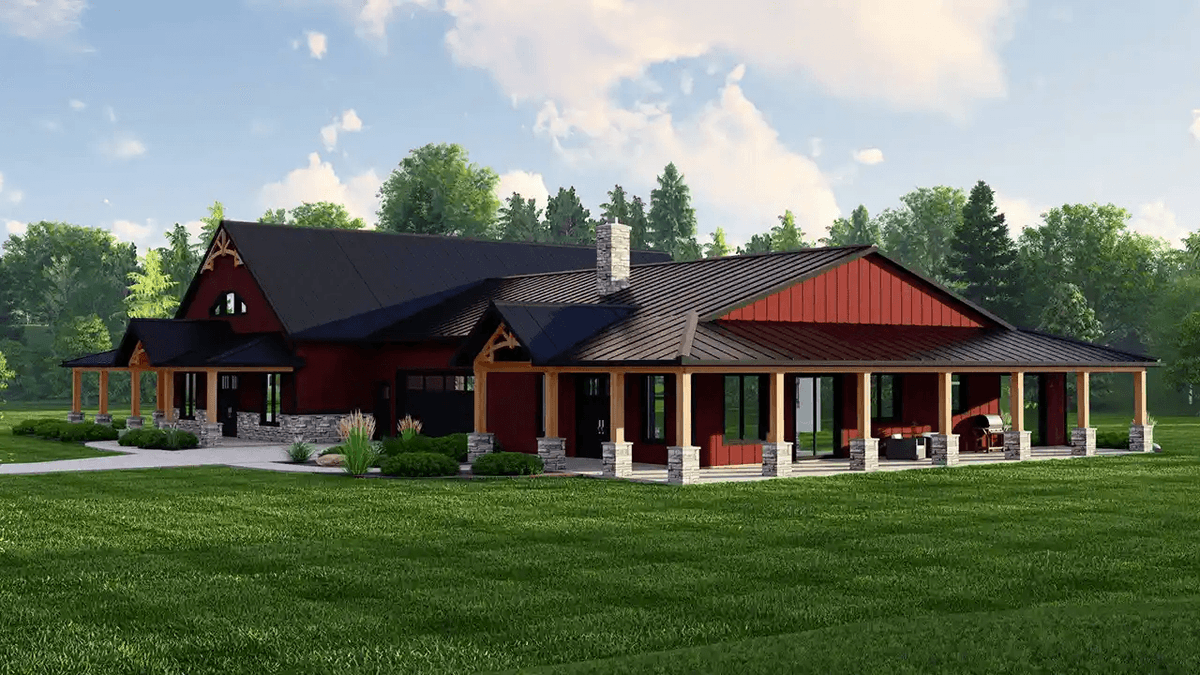 MonsterHP's tweet photo. ✨Need more living space? Check out our stunning 5 Bedroom, 4 Bath Barndominium House Plan 104-313! 

With an open layout, modern amenities, and a cozy charm, this home combines rustic elegance with comfort.

Browse our house plans today! https://t.co/qlSbN9EVAx

#Barndominium https://t.co/eSB86C2iSu