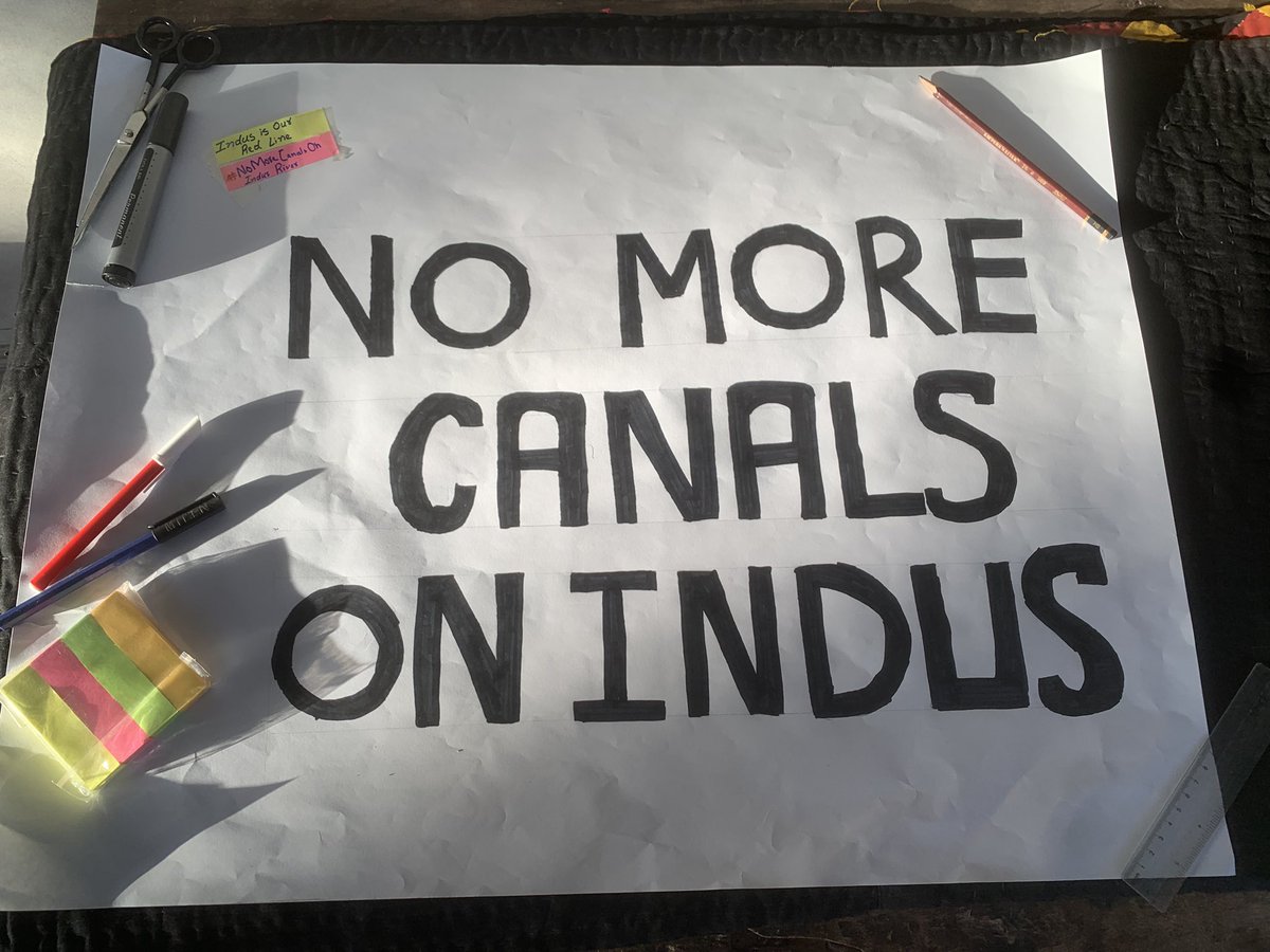 No More Canals On Indus. 🎨🖌️
#NoMoreCanalsOnIndus