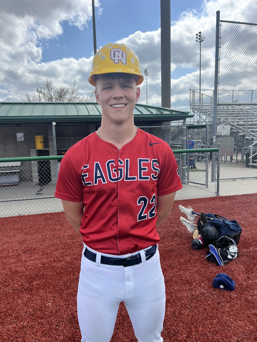 Yesterday, <a href="/ConnorS2272/">Connor Smith Baseball</a> took home our Blue Collar Player of the Game. Throwing a complete game, he helped us pick up our 3rd win of the season. 

Every game we win, we add a sticker and give it to the player of the game until our next win when the players pass it on! Keep it up!