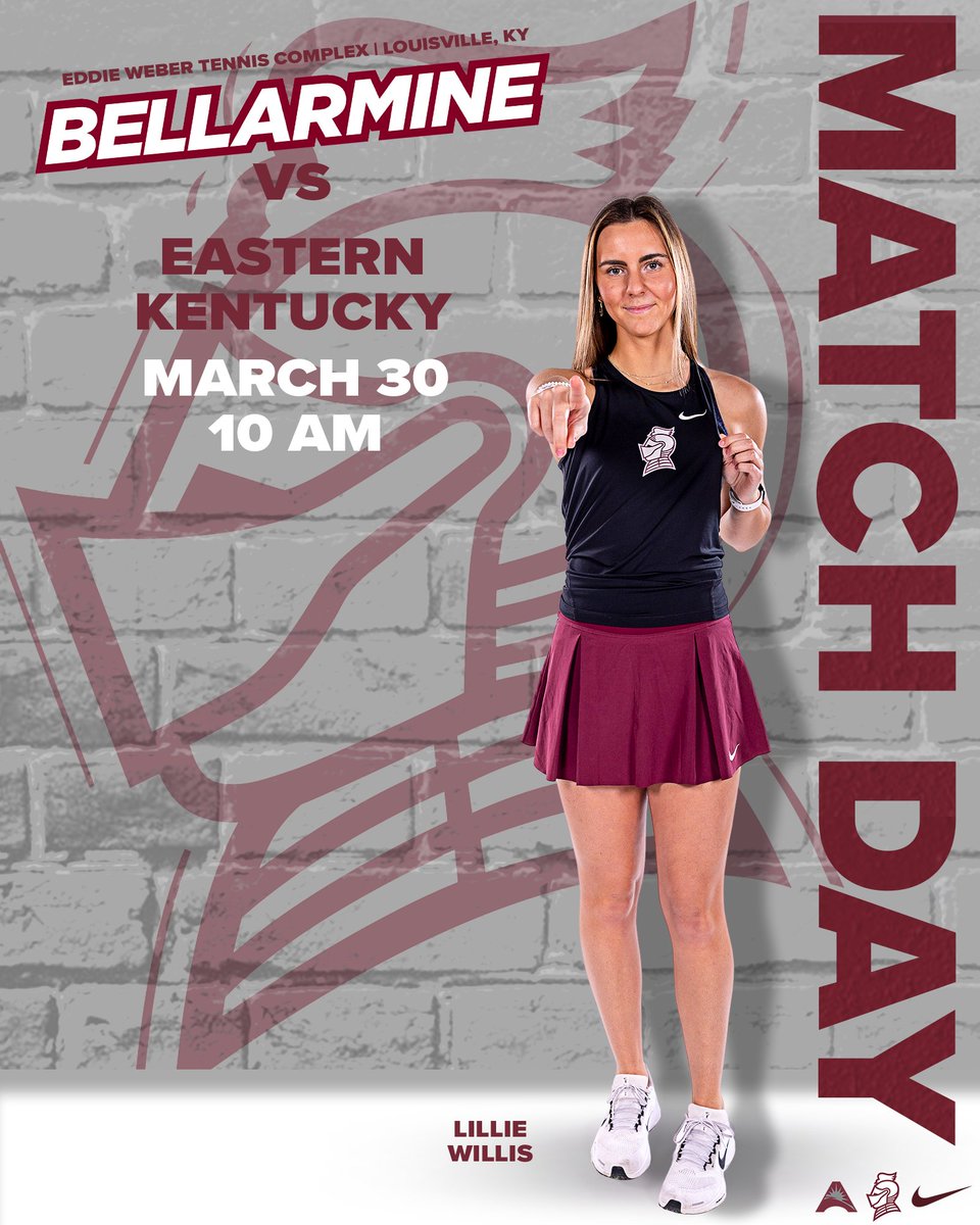 Looking to end the weekend with another win ⚔️

🆚 Eastern Kentucky
⏰ 10 AM
📍 Louisville, KY
🏟️ Eddie Weber Tennis Complex
📊 ioncourt.com/ties/67e5e57d1…