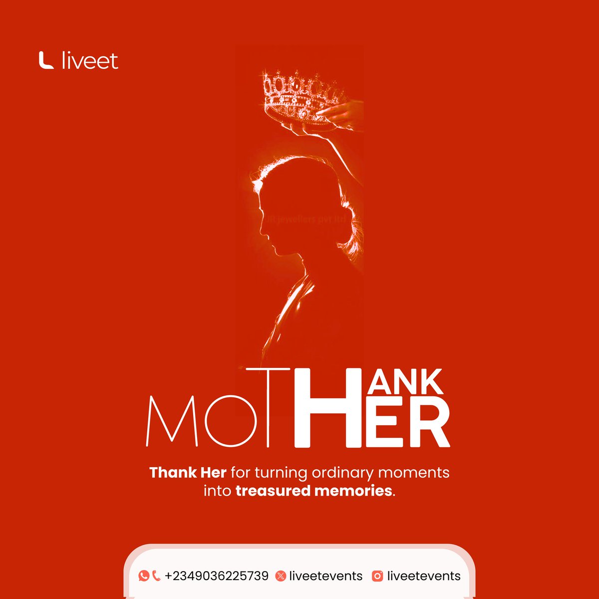 Liveetsocials's tweet photo. Today, we celebrate the incredible strength, love, and dedication of mothers everywhere. 

Happy Mother’s Day from all of us at Liveet! Here's to the ones who go above and beyond every day. https://t.co/CuTxUKifqU