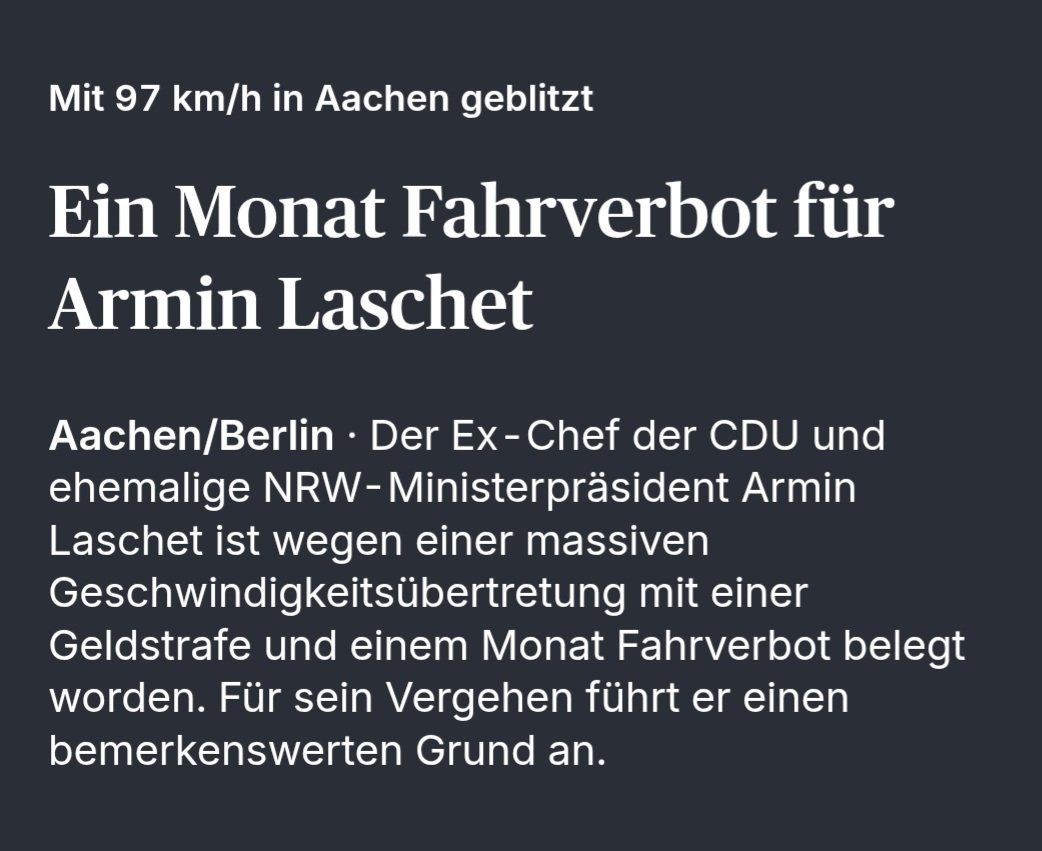 🎶  Armin Laschet fährt Taaaxii 🎶

🎶  Armin Laschet fährt Taaaxii 🎶

🎶  Armin Laschet fährt Taaaxii 🎶