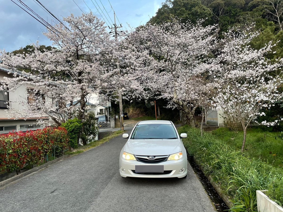 Mae1227D's tweet photo. ノーマルタイヤに戻しました🚗 https://t.co/z84qfje9U0