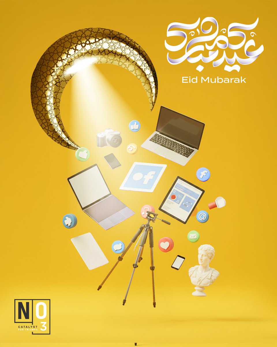 No3Media's tweet photo. Eid Mubarak from NO3
Wishing you a joyful Eid filled with happiness and togetherness.

#EidMubarak #NO3Agency #Eid2025 https://t.co/tFG5PpnQMp
