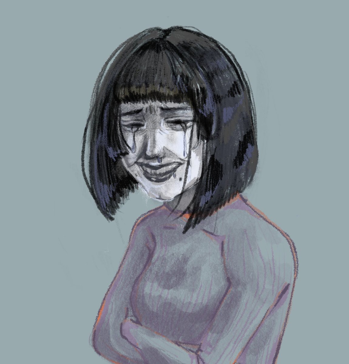 この絵に合いそうな一言募集します🙇
#春の創作クラスターフォロー祭り 
#絵描きさんフォロバ100 
#依頼募集
#絵描きさんと仲良くなりたい