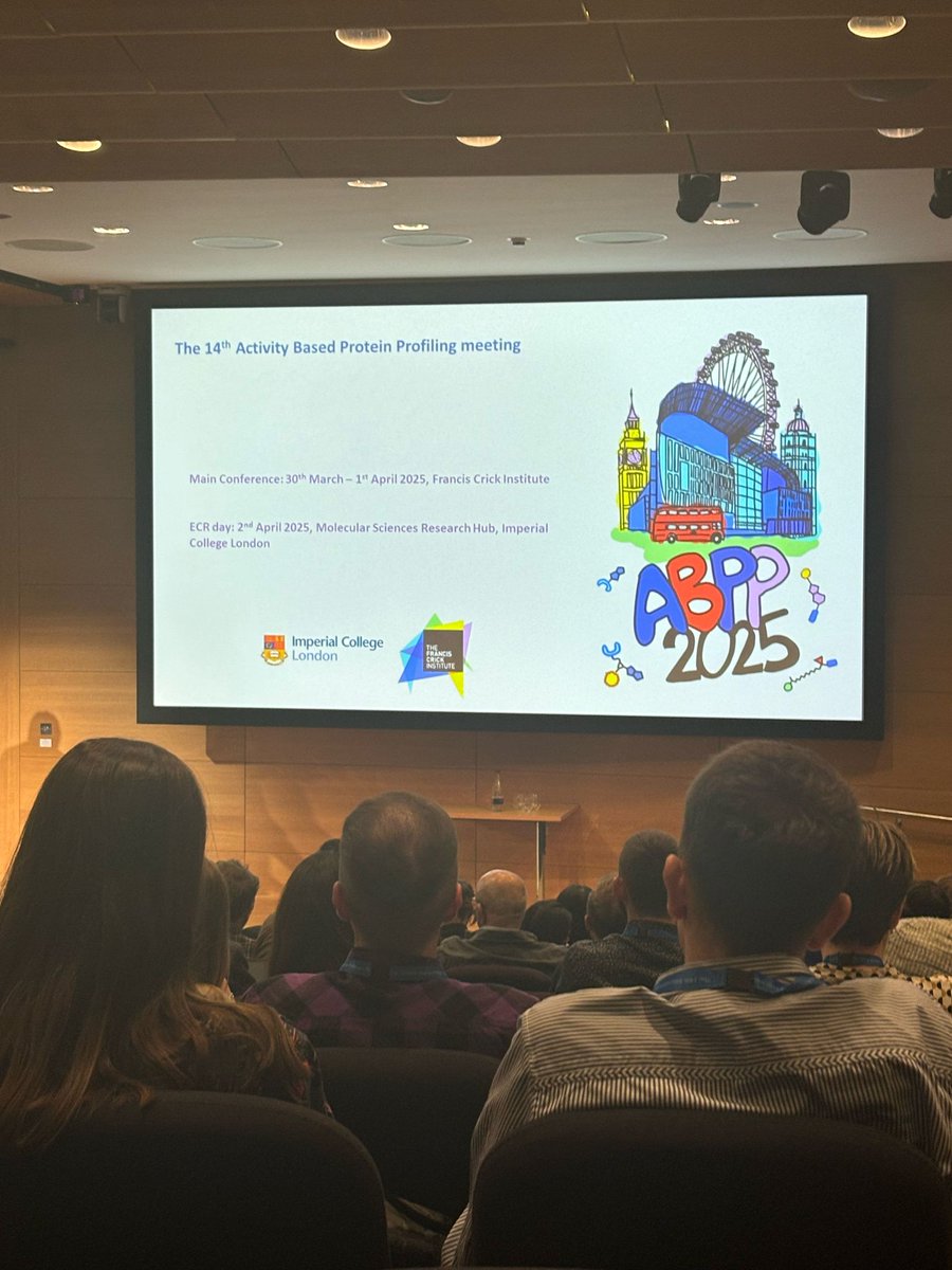 abpp2025london's tweet photo. The 14th Activity Based Protein Profiling has now officially started! 🥳 #ABPP2025 https://t.co/sSFCn6KrLh