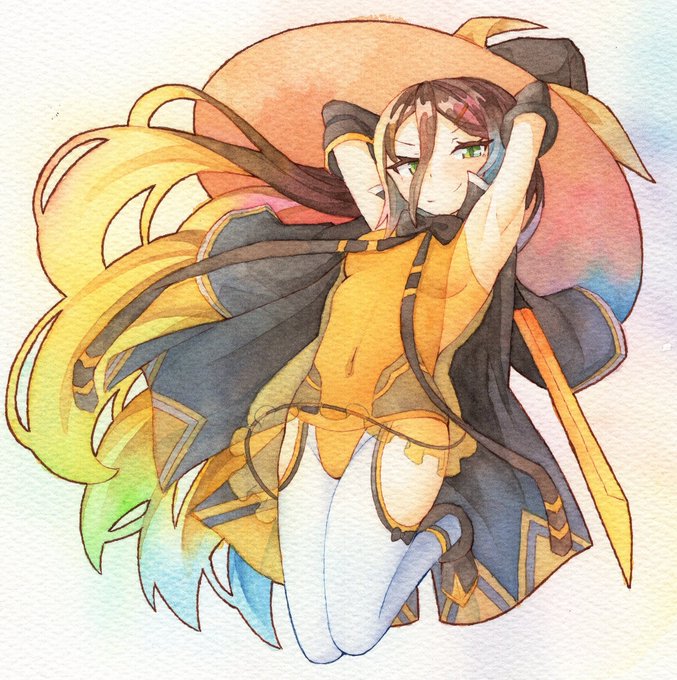 #上手いとか下手とかそういうのは関係なく自分が気に入っている絵 
アクスタにしたタラニア
自由な色遣いがぱっちり決まっててとてもお気に入り
描いてて気持ちよかった 