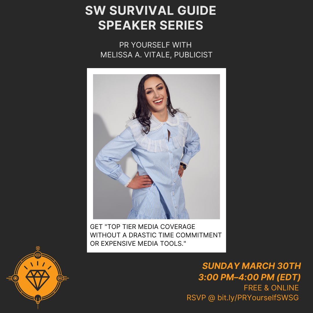 TODAY 3/30 (3pm EST) free guidance on Public Relations!