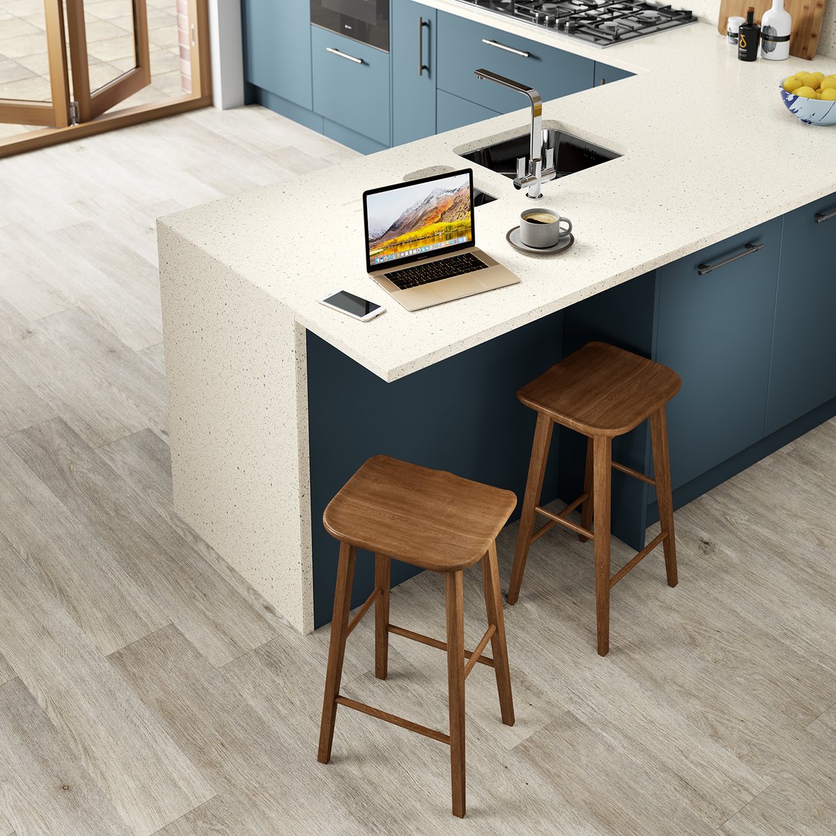 Meet the Bude Colonial Blue kitchen!💙

Sleek slab style, soft matte finish and easy installation - perfect for trades who want standout kitchens without the fuss.

#BenchmarxKitchens #BlueKitchens #KitchenInspo