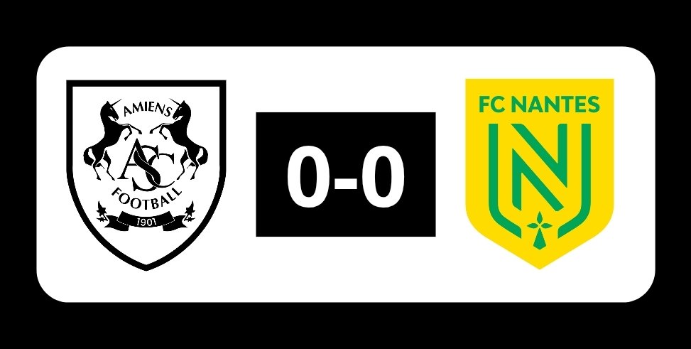 PeupleAmienois's tweet photo. ⚽ | 𝗠𝗶-𝘁𝗲𝗺𝗽𝘀
Score nul et vierge à la pause, entre l'Amiens SC et le FC Nantes (0-0). ⚫⚪
#ASCFCN https://t.co/8r3m6WLz5n