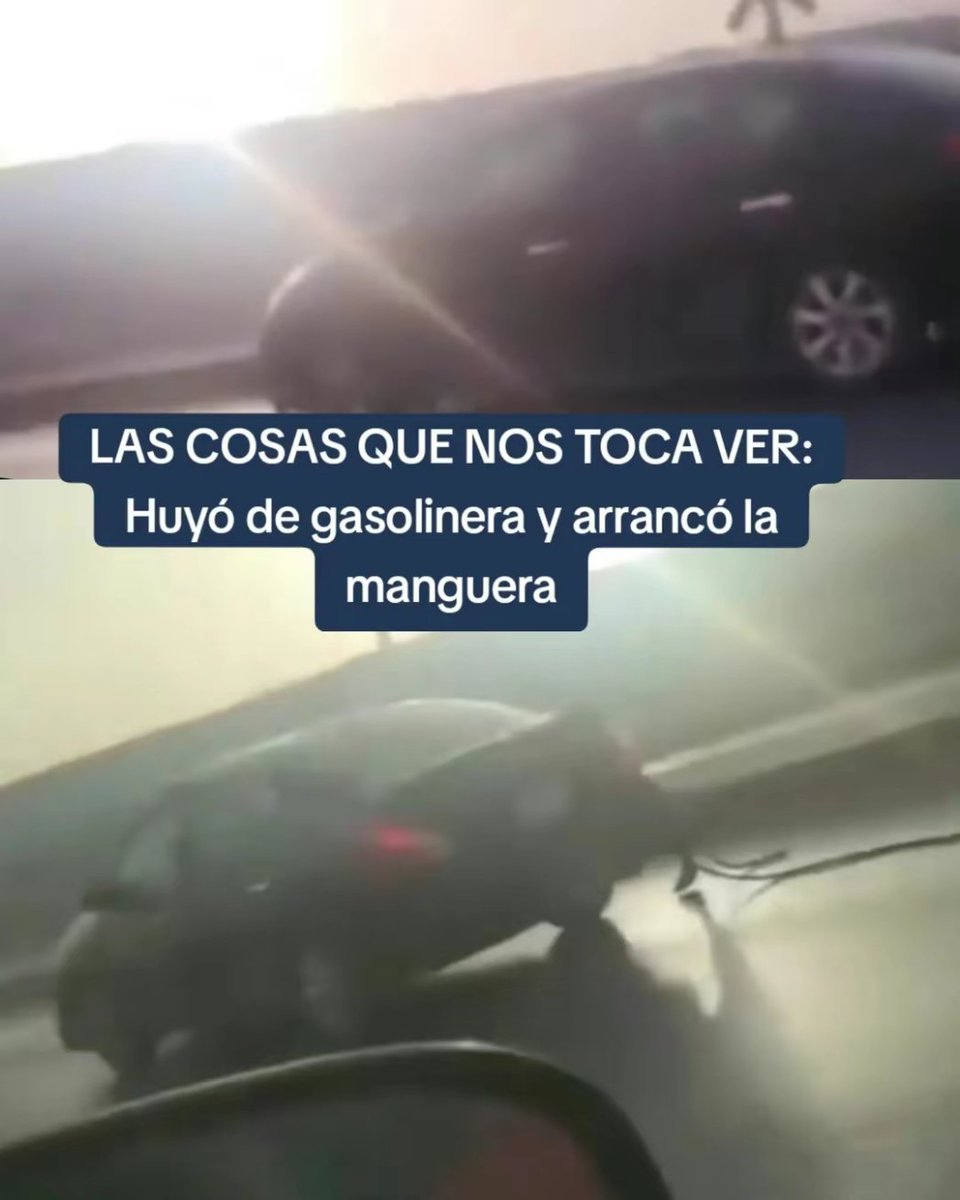 EdgarRomn199830's tweet photo. LAS COSAS QUE NOS TOCA VER:
Huyó de gasolinera y arrancó la manguera / Al parecer no pago el combustible / ¡Ya ni la friega! #CiudadJuárez https://t.co/Jjwi1oPyKO
