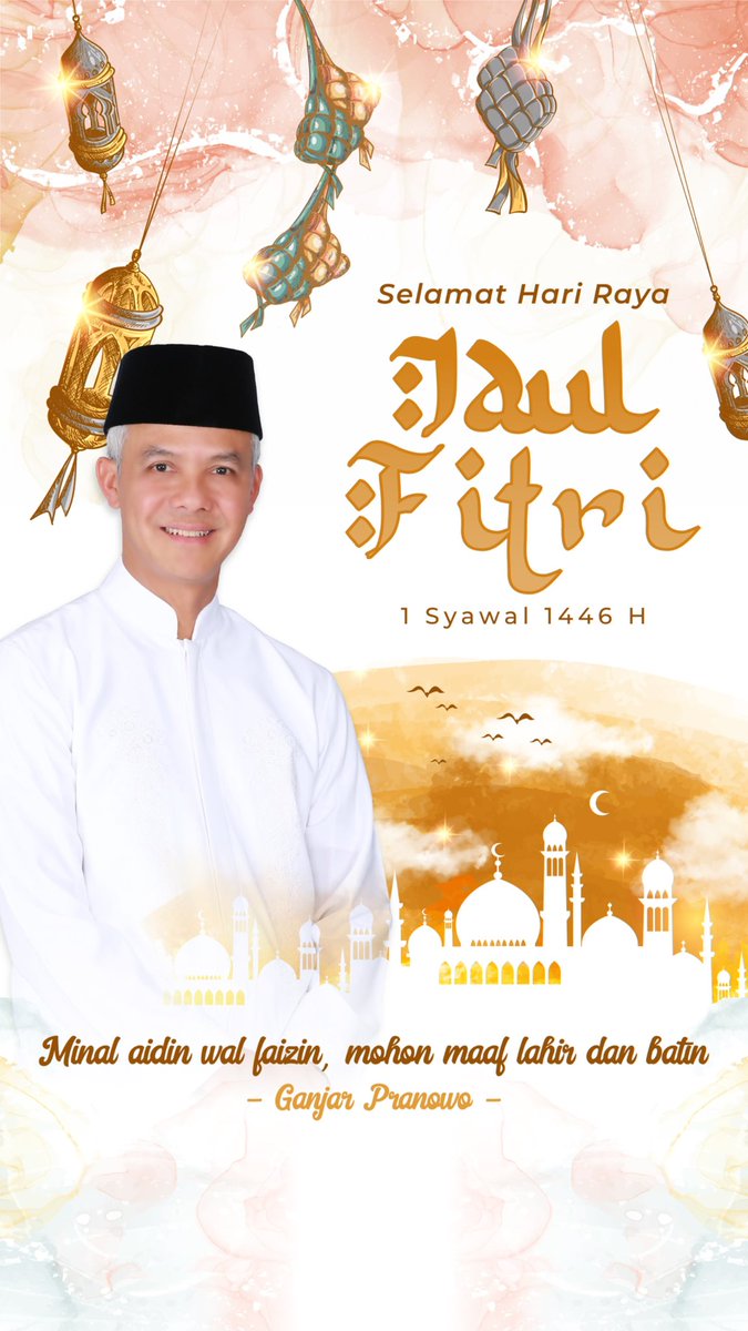 Mari bersama rayakan kemenangan.

Selamat Hari Raya Idul Fitri, 1 Syawal 1446 Hijriyah untuk saudaraku umat muslim di mana pun berada. Mohon maaf lahir dan bathin.