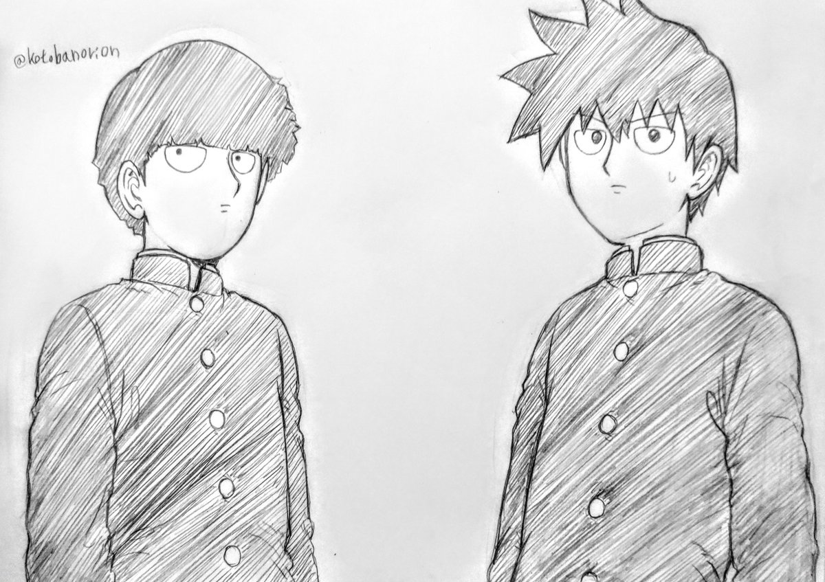 影山兄弟(再掲)
#モブサイコ100 #MobPsycho100 #イラスト