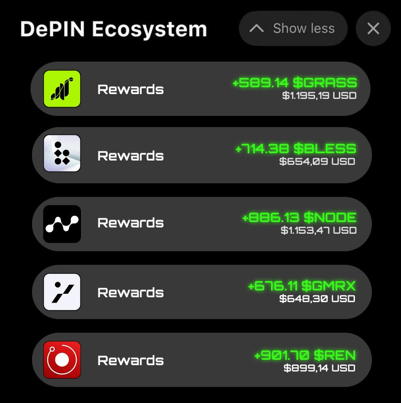 #DePin is your key to PASSIVE INCOME in crypto.

All you need? A laptop or phone.

Here's how to get in early 👇🧵