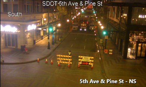 5th Aveのスケジュールされた建設は、Pine St＆Pike