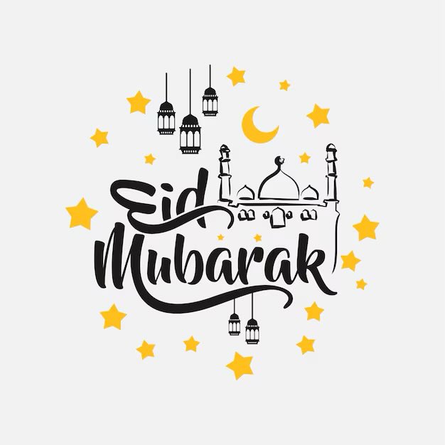 Eid Mubarak!
May this blessed day bring peace, joy, and countless blessings to you and your loved ones. Wishing you happiness, health, and prosperity today and always.