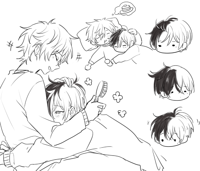 睡亂的毛毛☕️