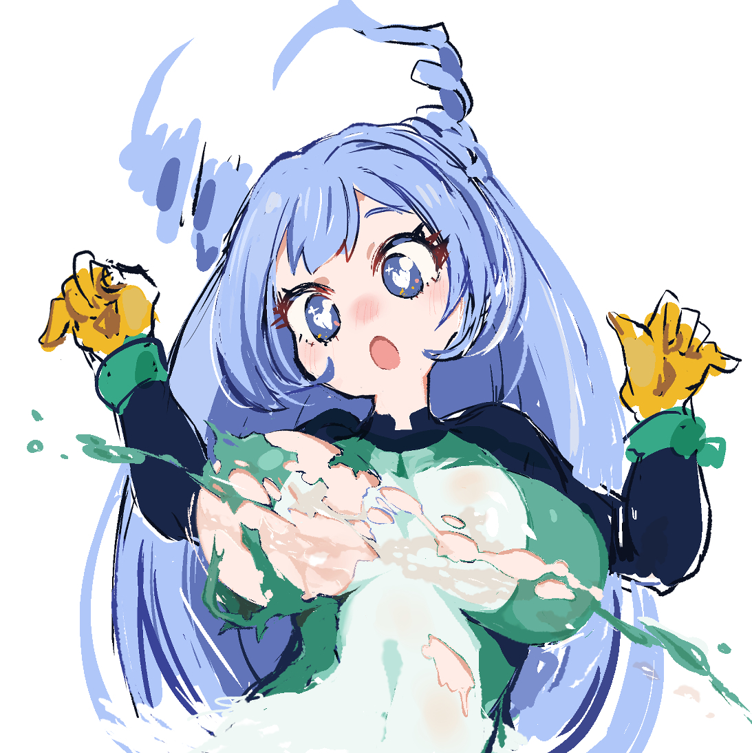 波動ねじれ 「」|すきのイラスト